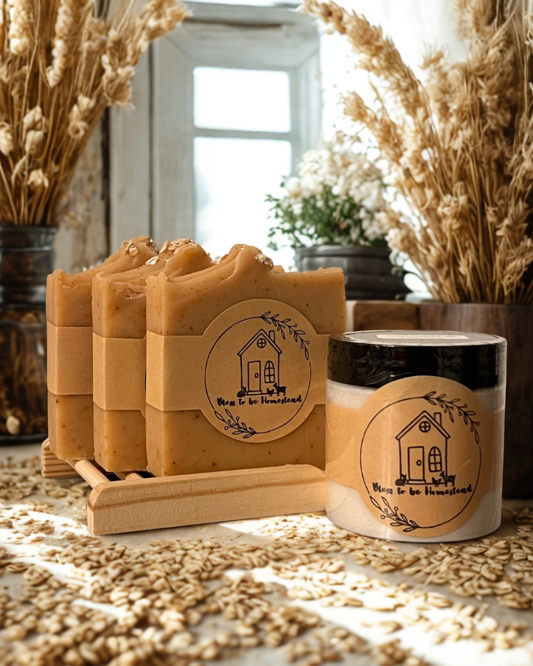 Oatmeal, Milk & Honey Skin Care Bundle